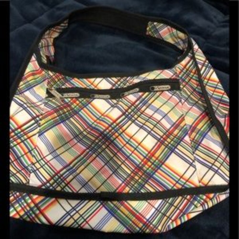 LeSportsac Rainbow Plaid Shoulder Bag